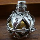 925 Silver & Topaz Leaf Harmony Ball Pendant HB-253-KT