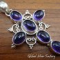 925 Silver Amethyst Cross Pendant SP-292-NY