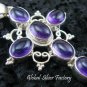 925 Silver Amethyst Cross Pendant SP-292-NY