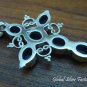 925 Silver Amethyst Cross Pendant SP-292-NY