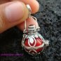 Silver Onyx Marquise Design Harmony Ball Pendant 12mm HB-220-KA