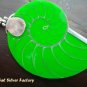 Sterling Silver Green Nautulis Shell Pendant SP-181-KT