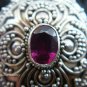 925 Silver & Ruby Oval Locket Pendant LP-174-KT