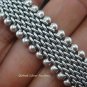 Unisex Sterling Silver 15MM  Chain Bracelet MJ-123-PS