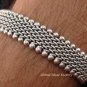 Unisex Sterling Silver 15MM  Chain Bracelet MJ-123-PS