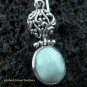 925 Silver Bali Design Larimar Earrings ER-490-NY