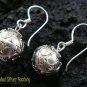 Sterling Silver Bali Chime Ball Earrings 12mm CBE-135-KA