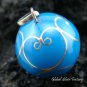 925 Silver Blue Chime Ball Pendant 20mm CH-267-KA
