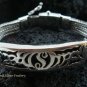Men's Sterling Silver 10MM Woven Chain Bracelet MJ-121-PS