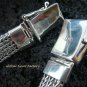 Men's Sterling Silver 10MM Woven Chain Bracelet MJ-121-PS