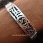 Men's Sterling Silver 10MM Woven Chain Bracelet MJ-121-PS