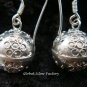 Sterling Silver Chime Ball Earrings 12mm CBE-134-KA
