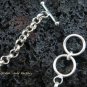 925 Silver Multi Gems & Carved Shell Bracelet SBB-313-KT