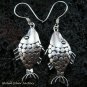 Sterling Silver Fish Earrings SE-102-KA