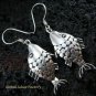 Sterling Silver Fish Earrings SE-102-KA