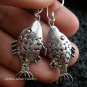 Sterling Silver Fish Earrings SE-102-KA