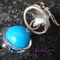 Silver Topaz Marquise Design Harmony Ball Pendant 12mm HB-222-KA