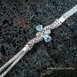 Bali Design 925 Silver & Blue Topaz Bracelet SBB-312-KT