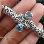 Bali Design 925 Silver & Blue Topaz Bracelet SBB-312-KT