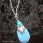 925 Silver Opalite & Turquoise Necklace SJ-215-KT