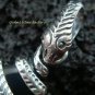925 Silver Black Shell Snake Pendant SP-411-NY