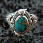 925 Sterling Silver Turquoise Locket Ring LR-532-KT