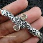 Bali Design 925 Silver & Citrine Gemstone Bangle SBB-311-KT
