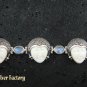 925 Silver Rainbow Moonstone Goddess Bracelet GDB-673-KT