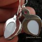 925 Silver & Garnet Goddess Earrings GDE-826-PS