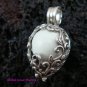 Silver Flower Vine Design Harmony Ball Pendant HB-235-KT