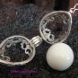 Silver Flower Vine Design Harmony Ball Pendant HB-235-KT