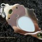 Sterling Silver & Six Peridot Goddess Pendant GDP-869-PS