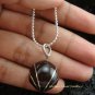 925 Silver Black Swirl Chime Ball Pendant CH-158-KT