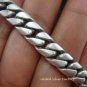 Men's Sterling Silver 21.5 Inch Curb Link Chain Bracelet MJ-124-PS