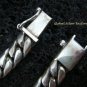 Men's Sterling Silver 21.5 Inch Curb Link Chain Bracelet MJ-124-PS
