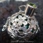 925 Silver Peridot Frangipani Harmony Ball Pendant HB-233-KT