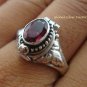 Sterling Silver Garnet Poison Locket Ring LR-156-KT