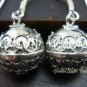 Sterling Silver Balinese Chiming Ball Earrings CBE-129-KT