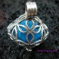 Silver Square Flower Harmony Ball Pendant HB-234-KT