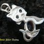 925 Silver Amethyst Cat Pendant SP-341-KT