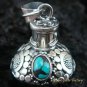 Sterling Silver Turquoise Perfume Pendant PP-237-KT