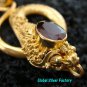 Silver & 22kt Gold Plated Snake Pendant GPP-102-NY