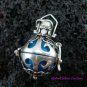Silver Rainbow Moonstone Harmony Ball Pendant HB-107-KT