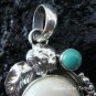 Sterling Silver Turquoise Goddess Pendant GDP-479-NY