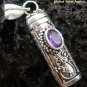 Silver & Amethyst Essential Oil Pendant PP-246-KT