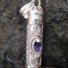 Sterling Silver Amethyst Perfume Pendant PP-199-KT