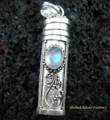 925 Silver Rainbow Moonstone Cremation Pendant PP-329-KT