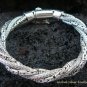 925 Silver Borobudur & Dragon Bone Twisted Bracelet SBB-328-PS