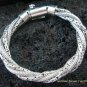 925 Silver Borobudur & Dragon Bone Twisted Bracelet SBB-328-PS