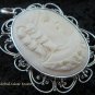 Sterling Silver Lady Cameo Pendant SP-423-KT